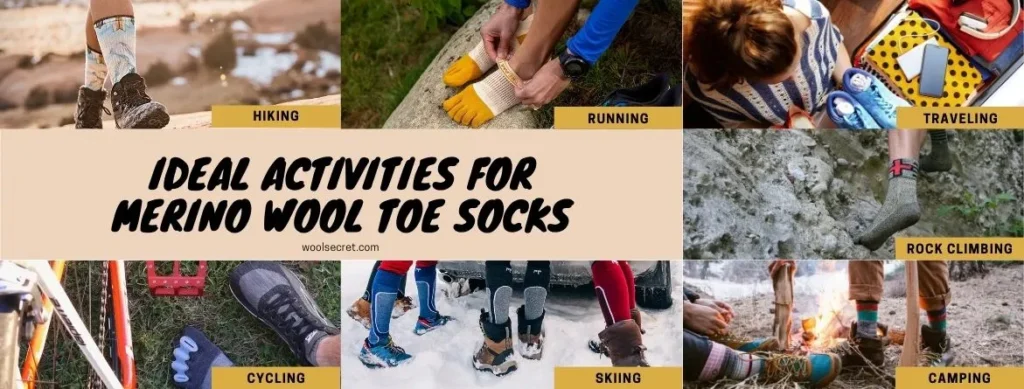 Ideal Activities for Merino Wool Toe Socks